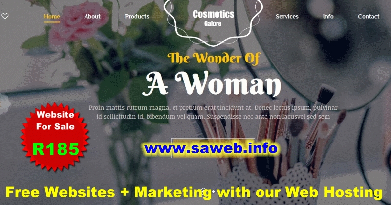 Cosmetics Website