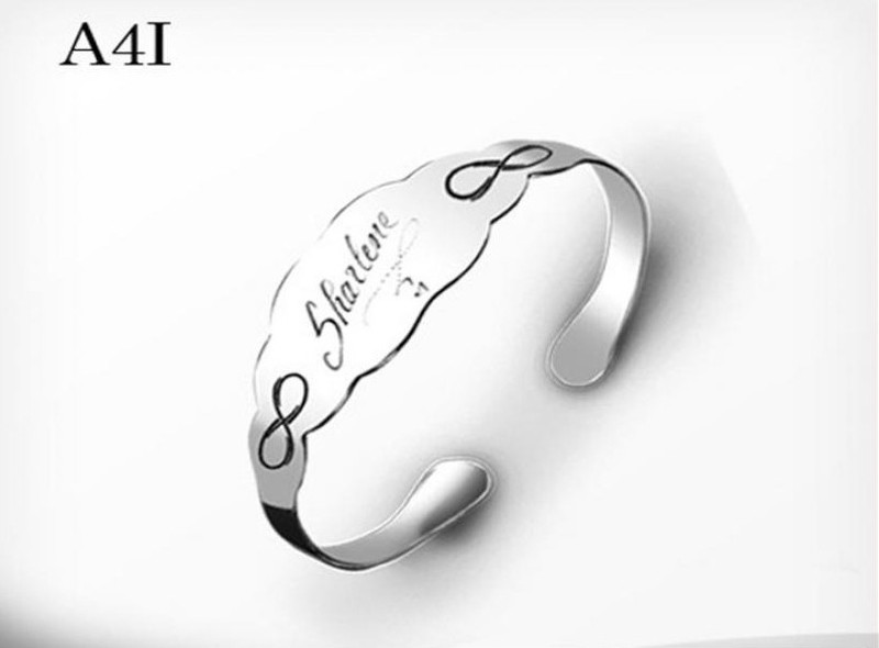 Thin Infinity cuff bracelet 2