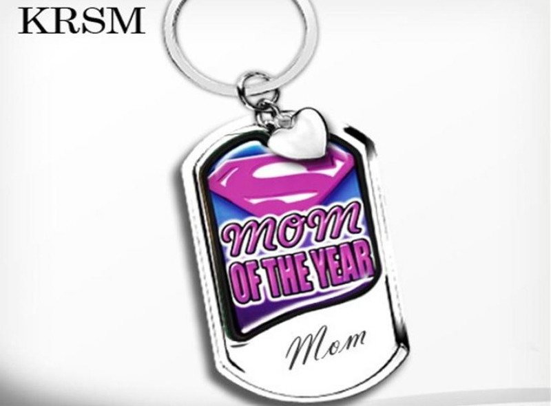 Mom of the year keyring