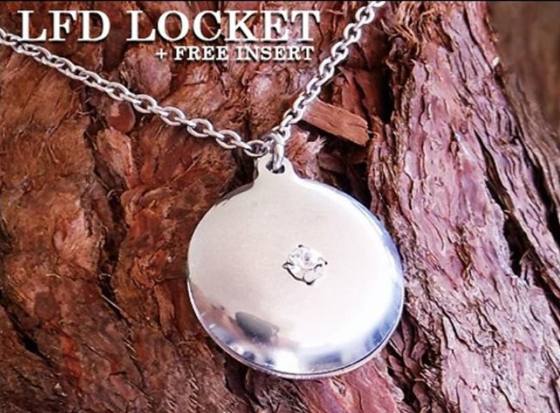 Round Locket with diamanté