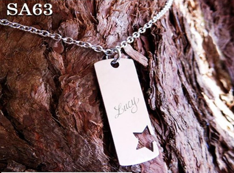 Star Tag Pendant