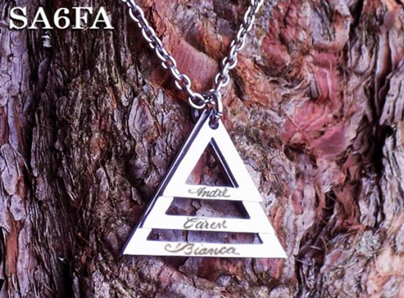 Triple Triangle Pendant