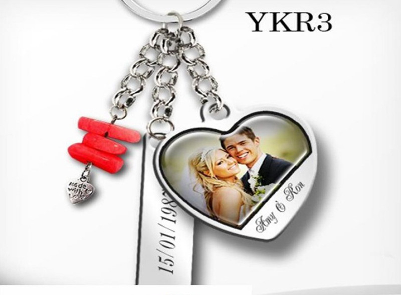 Heart Keyring with date plate